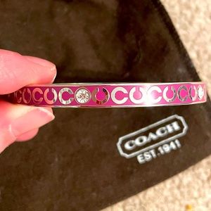 Coach purple bracelet